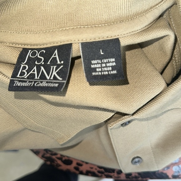 JoS. A. Bank Khaki 2 Button up Polo - Picture 7 of 7